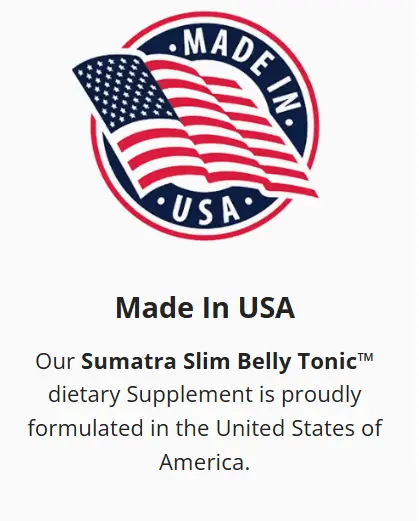 Sumatra Slim Belly Tonic Made In USA